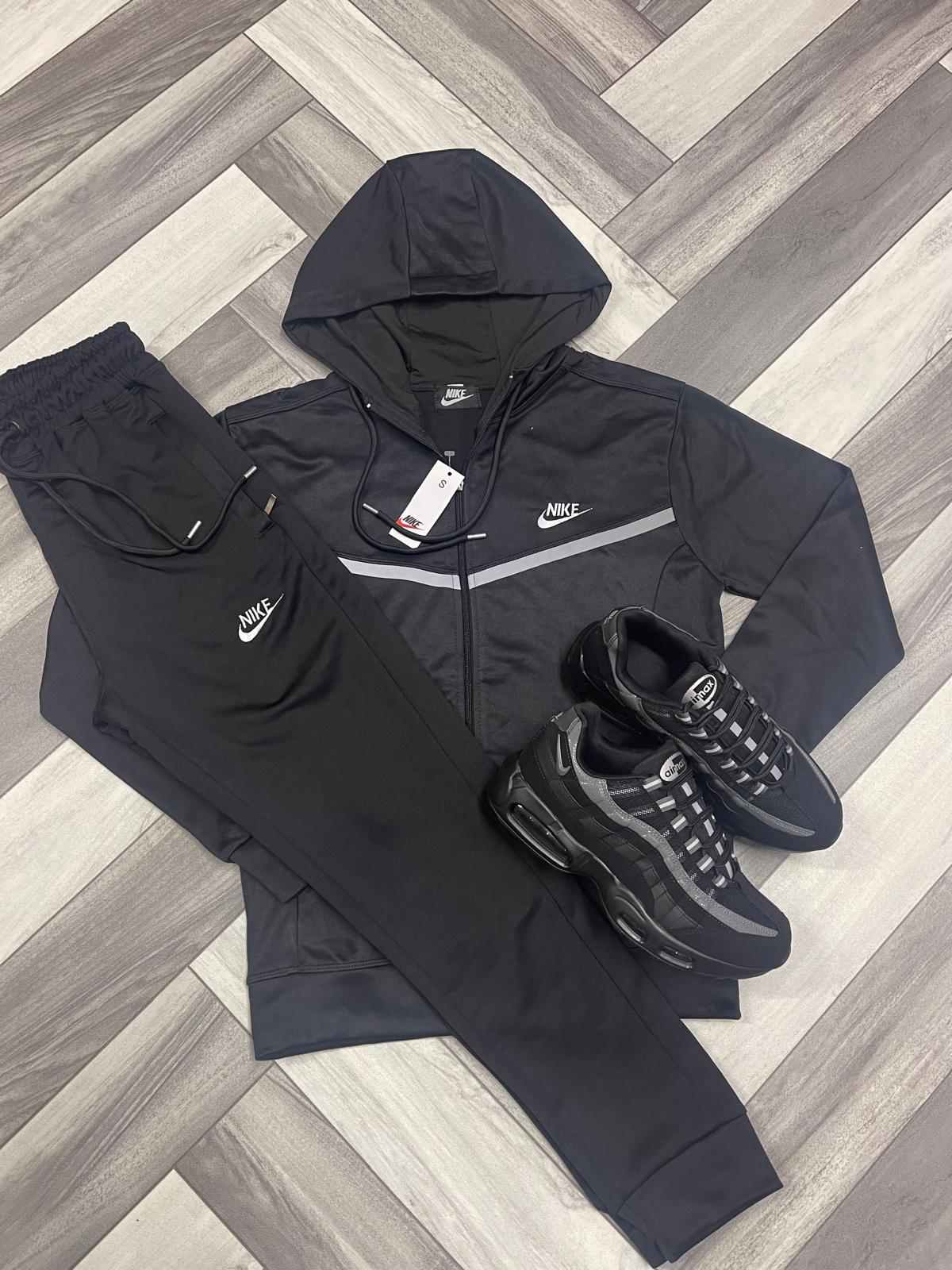 (B) Nike Cross Stripe Tracksuit sets (3 variants)