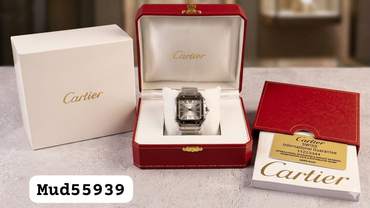 (Z) Luxury Silver Watch/ Silver dial